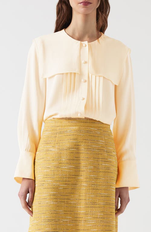 Lk Bennett Olive Sailor Shirt In Ivory