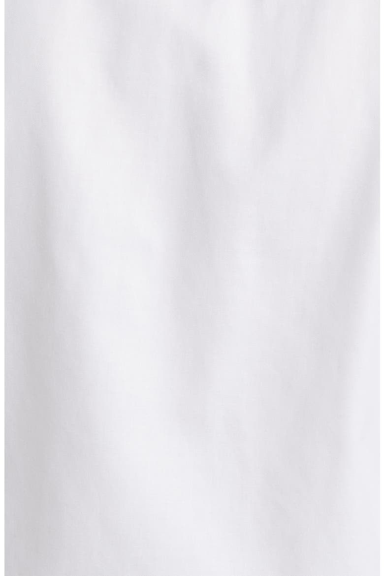 Slim Fit Non-Iron Cotton Twill Dress Shirt, Alternate, color, WHITE