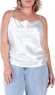 Standards & Practices Cowl Neck Satin Camisole
