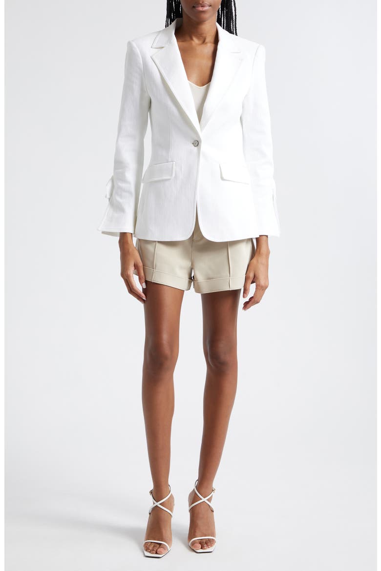 Lou One-Button Blazer, Alternate, color, WHITE