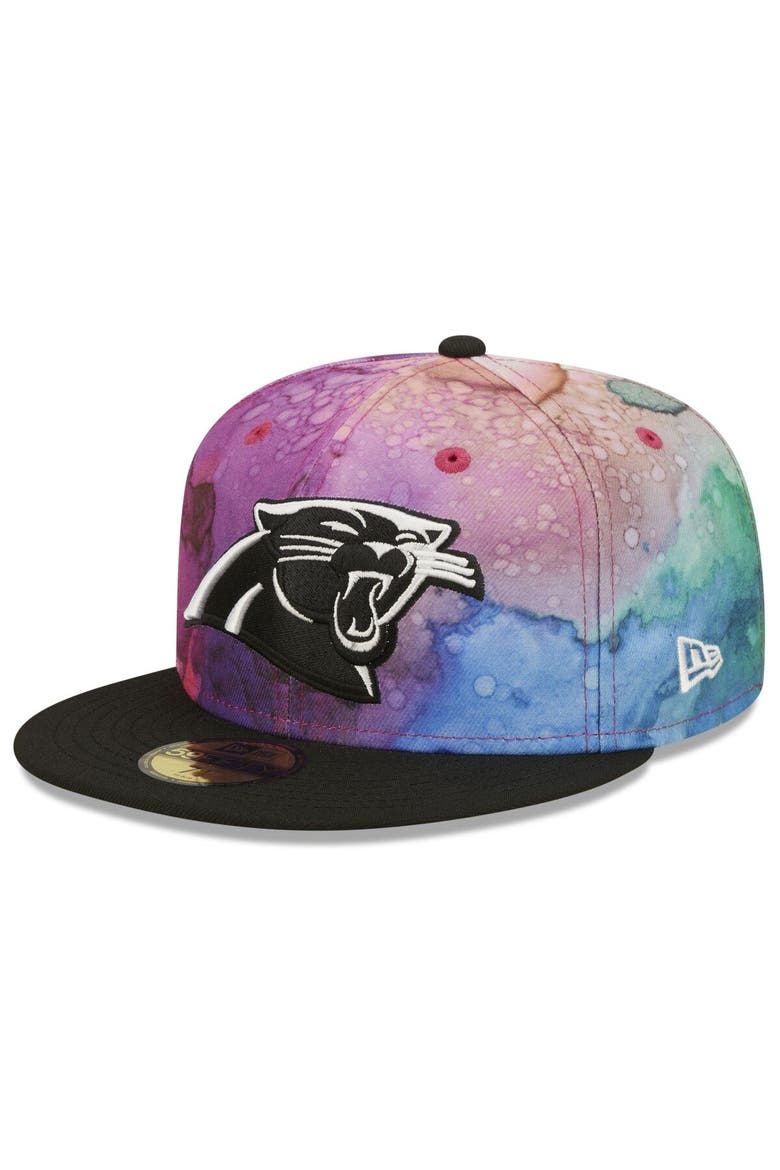 Men's New Era Pink/Black Carolina Panthers 2022 NFL Crucial Catch 59FIFTY Fitted Hat, Alternate, color, Pink