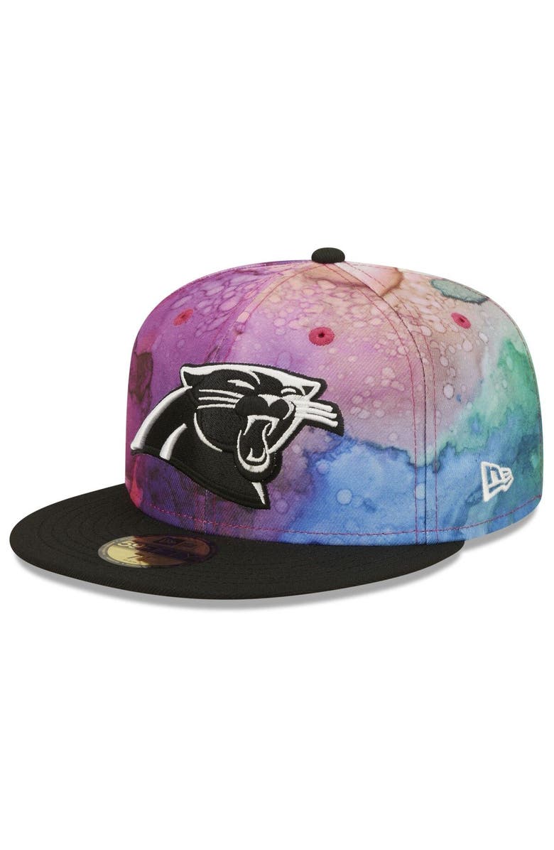 New Era Men's New Era Pink/Black Carolina Panthers 2022 NFL Crucial Catch 59FIFTY Fitted Hat, Alternate, color, 