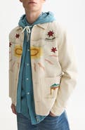 Scotch & Soda Printed Cotton Twill Overshirt
