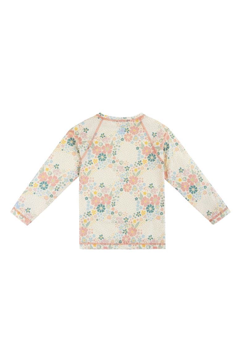 Long Sleeve Crew Sunny Swim Shirt, Alternate, color, Secret Garden
