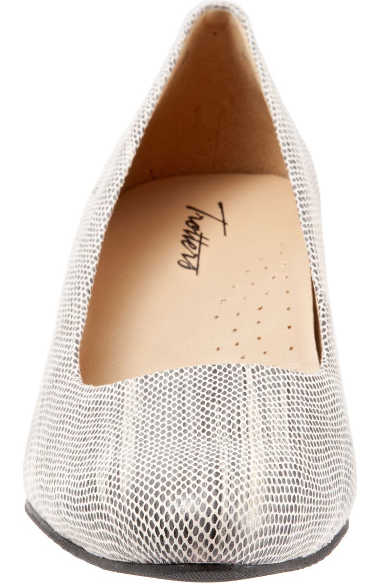 Trotters Kiera Snake Embossed Pump, Alternate, color,
