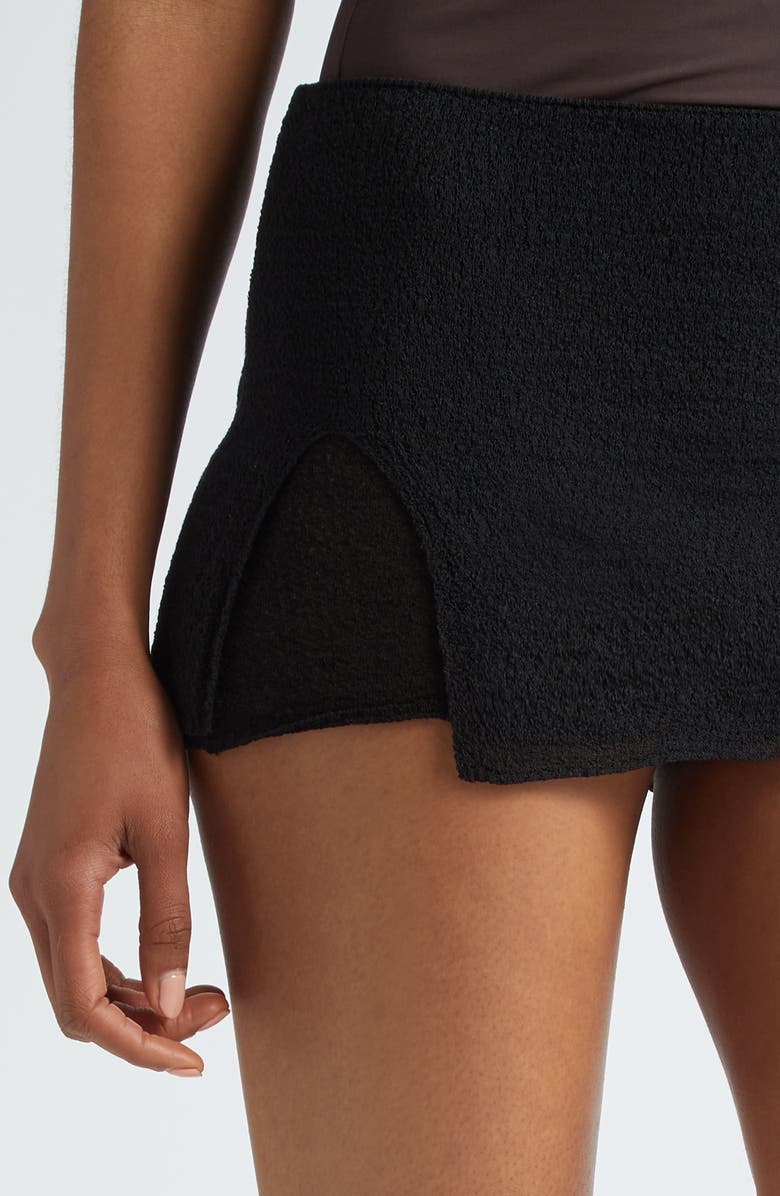 Paloma Wool Foqui Sweater Skort, Alternate, color, Black