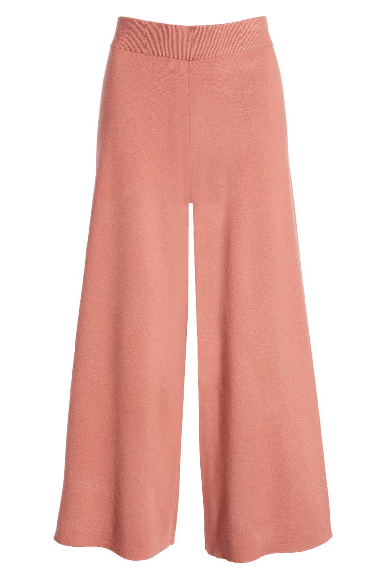 Lisbon Wide Leg Pull-On Pants, Alternate, color, MTDBRKDST