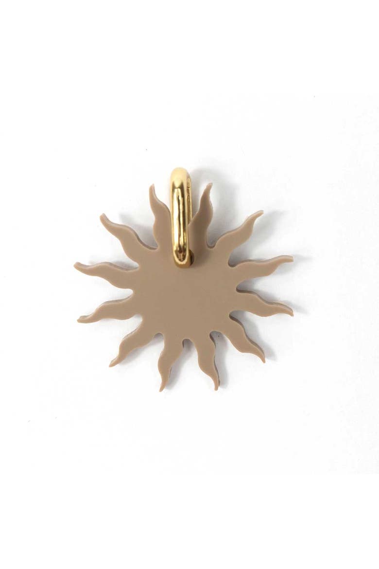 Sun Jewelry Charm, Main, color, Beige
