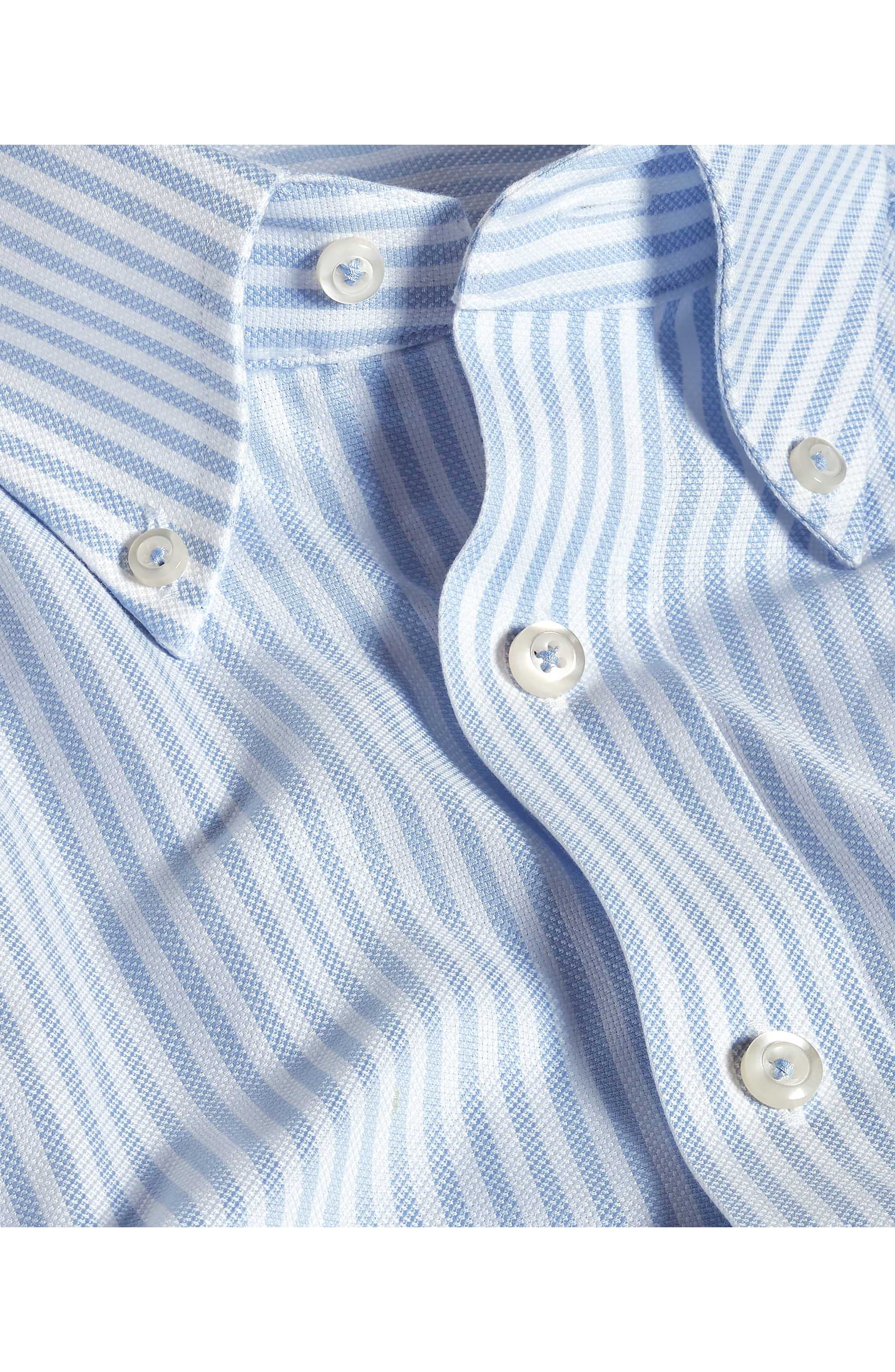 Stripe Cotton Oxford Button-Down Shirt - image 2