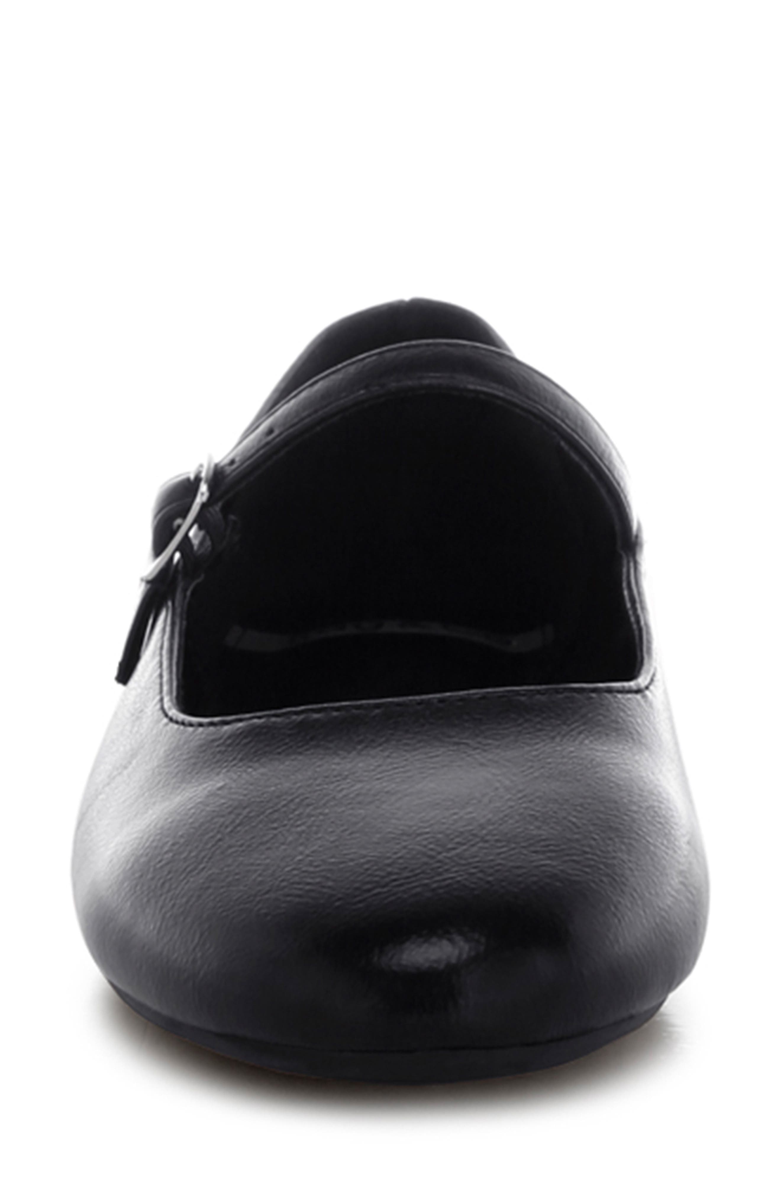 Humbal Mary Jane Flat, Alternate, color, BLACK