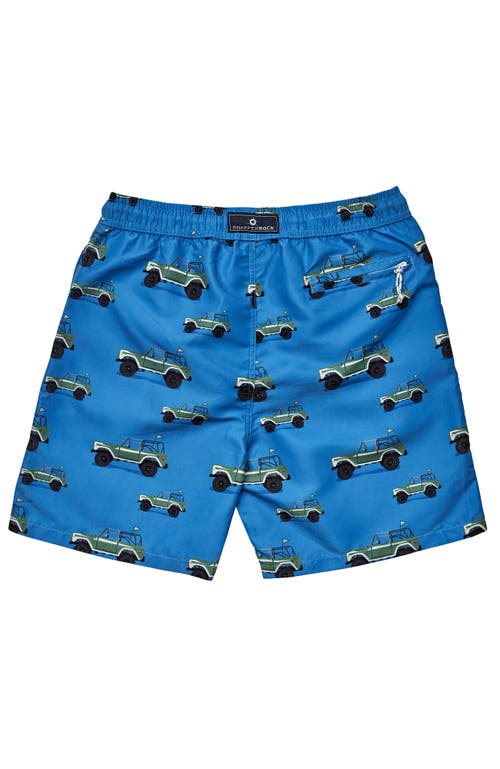 Snapper Rock Printed Swim Shorts In Blue