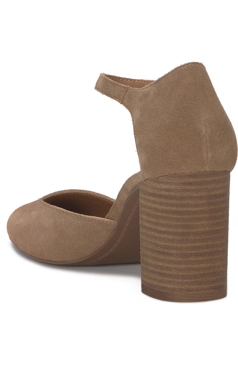 Lucky Brand Kanira Ankle Strap Pump, Alternate, color, Porcini Suede