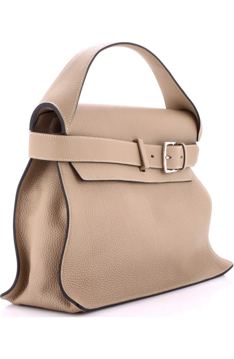 Pre-Owned Hermes Etribelt Bag Togo, Alternate, color, Gris Tourterelle