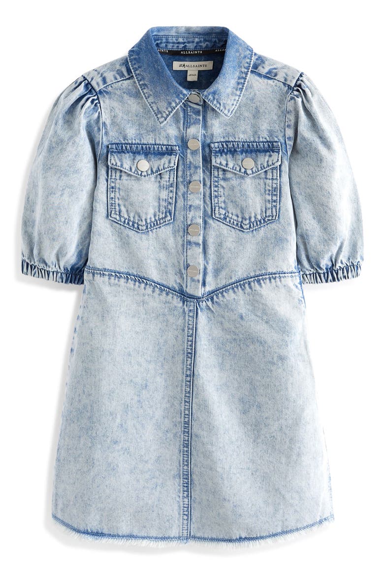 Kids' Denim Dress, Main, color, BLUE