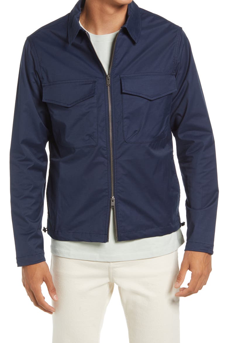 Slhvilbert Shirt Jacket, Alternate, color, NAVY BLAZER