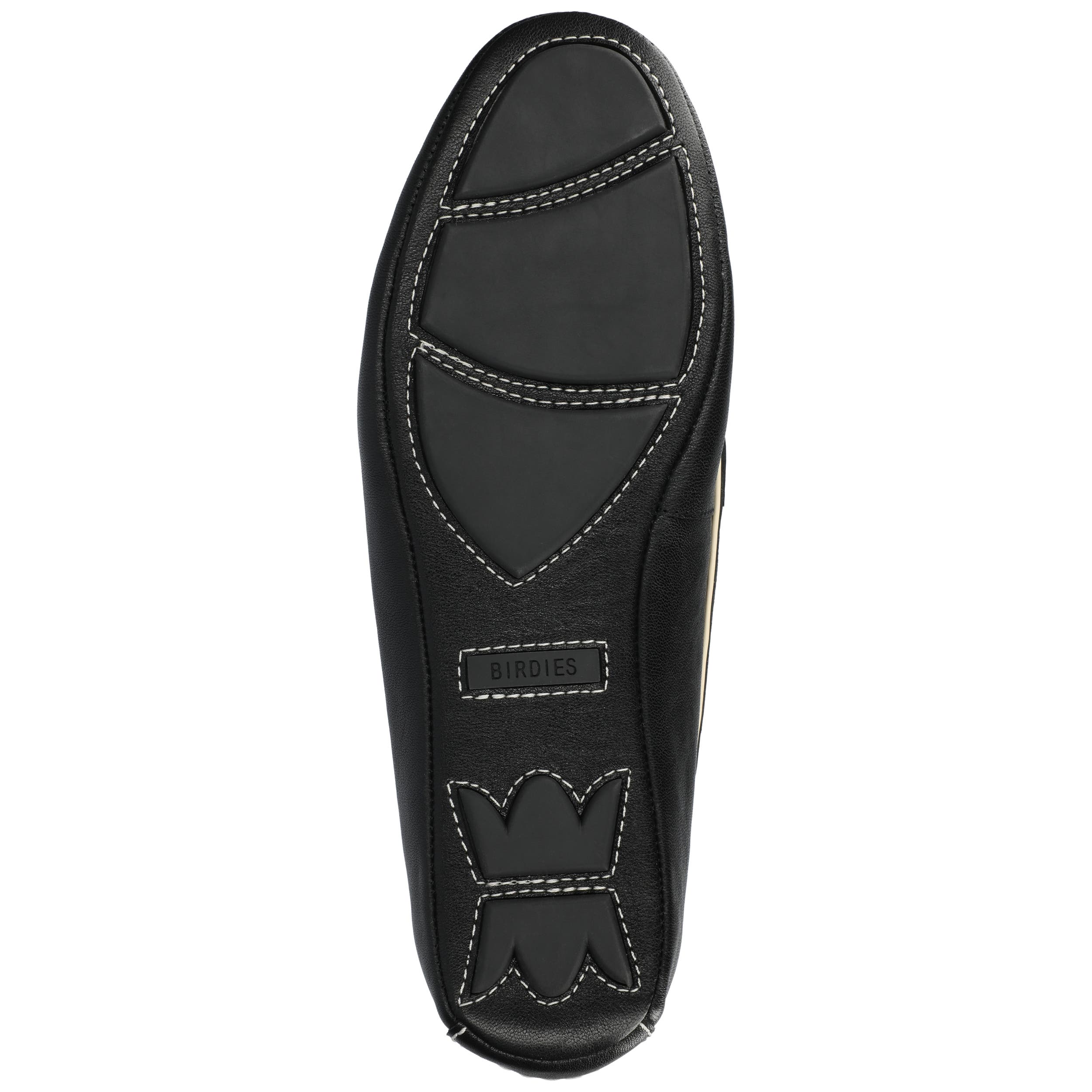 Birdies The Vesper Driver Loafers, Alternate, color, Black Leather Raffia