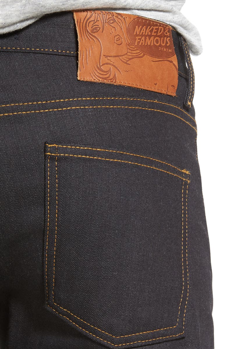 Naked & Famous Denim Skinny Guy Skinny Fit Selvedge Jeans, Alternate, color, 