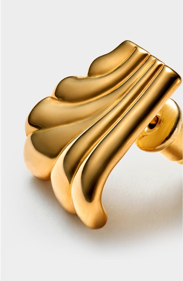 Katie Loxton Era Oversized Stud Earrings, Alternate, color, Gold Coated