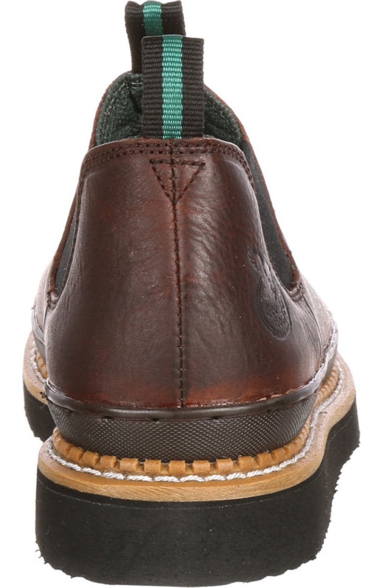 Georgia Boot Wedge Romeo Work Shoe, Alternate, color, Soggy Brown