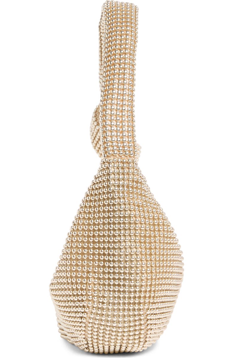 Olga Berg Franka Ball Mesh Shoulder Bag, Alternate, color, Gold