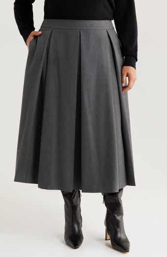 Nordstrom Pleated Midi Skirt