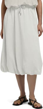 Hunter Bubble Hem Midi Skirt