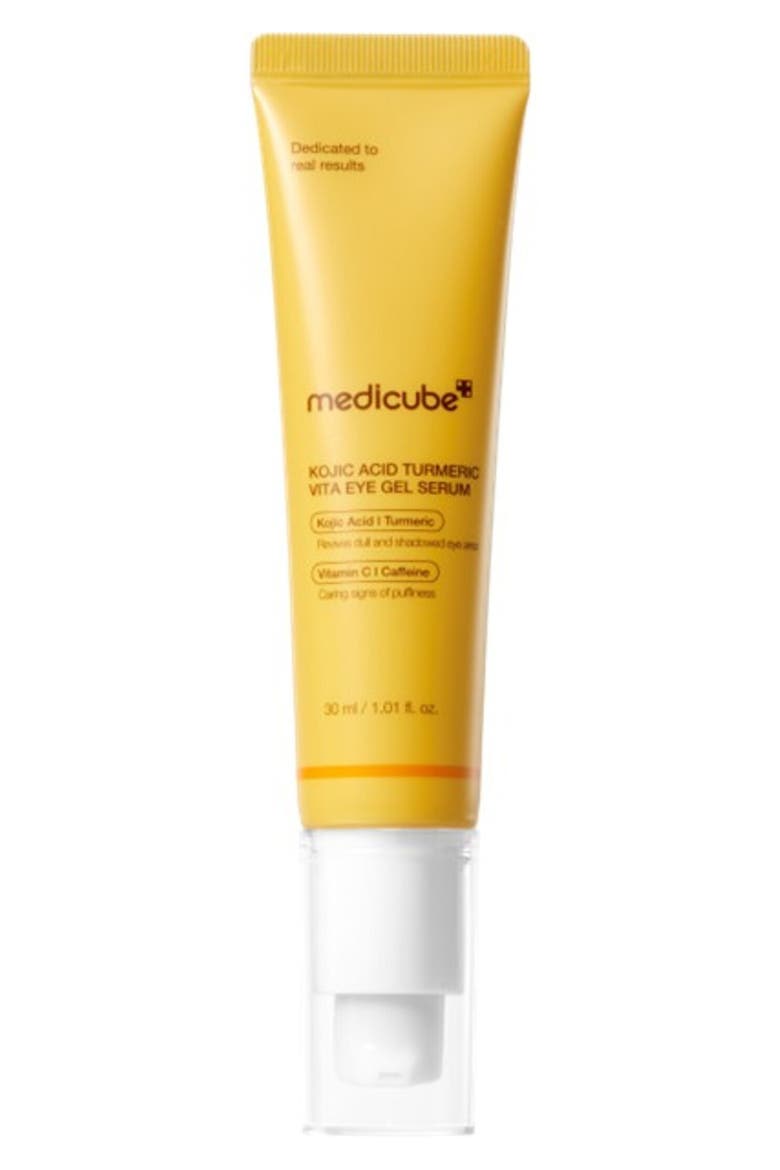 Kojic Acid Turmeric Vita Eye Gel Serum, Main, color, YELLOW