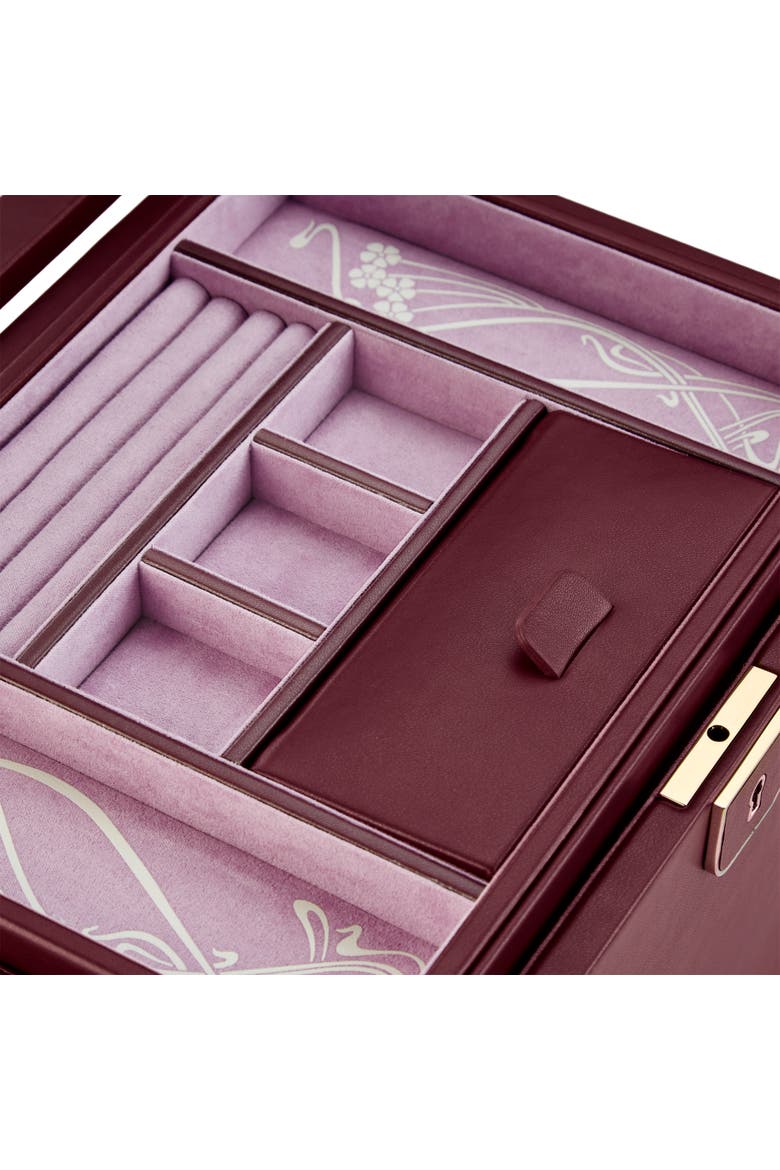 X LIBERTY Large Jewelry Box, Alternate, color, Burgundy