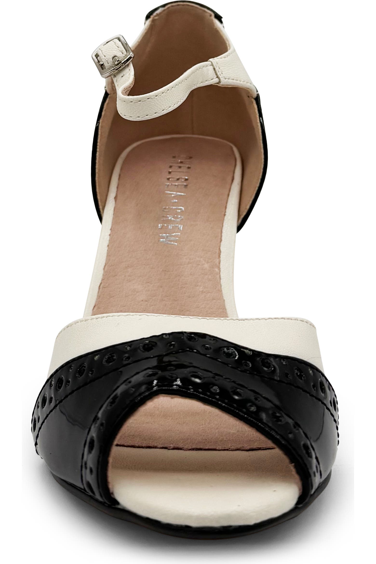 Chelsea Kitchen CHELSEA CREW Godiva Ankle Strap Peep Toe Sandal (Women) | Nordstromrack