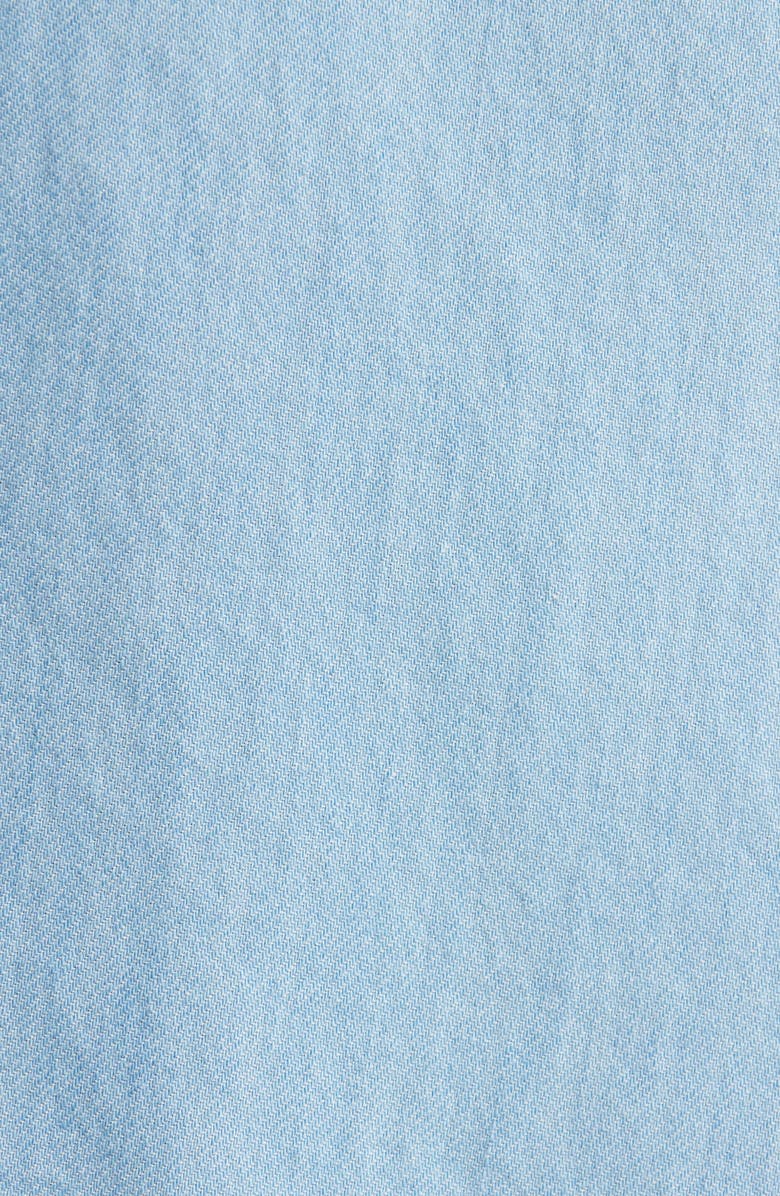 Eileen Fisher Classic Long Sleeve Airy Organic Cotton Twill Shirtdress, Alternate, color,