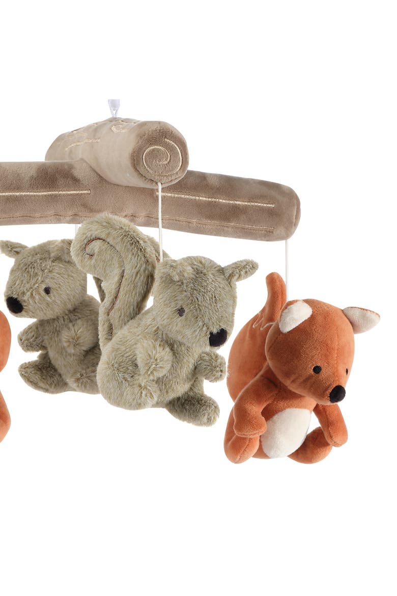 Treetop Fox & Squirrel Woodland Musical Baby Crib Mobile Soother Toy, Alternate, color, Multicolor