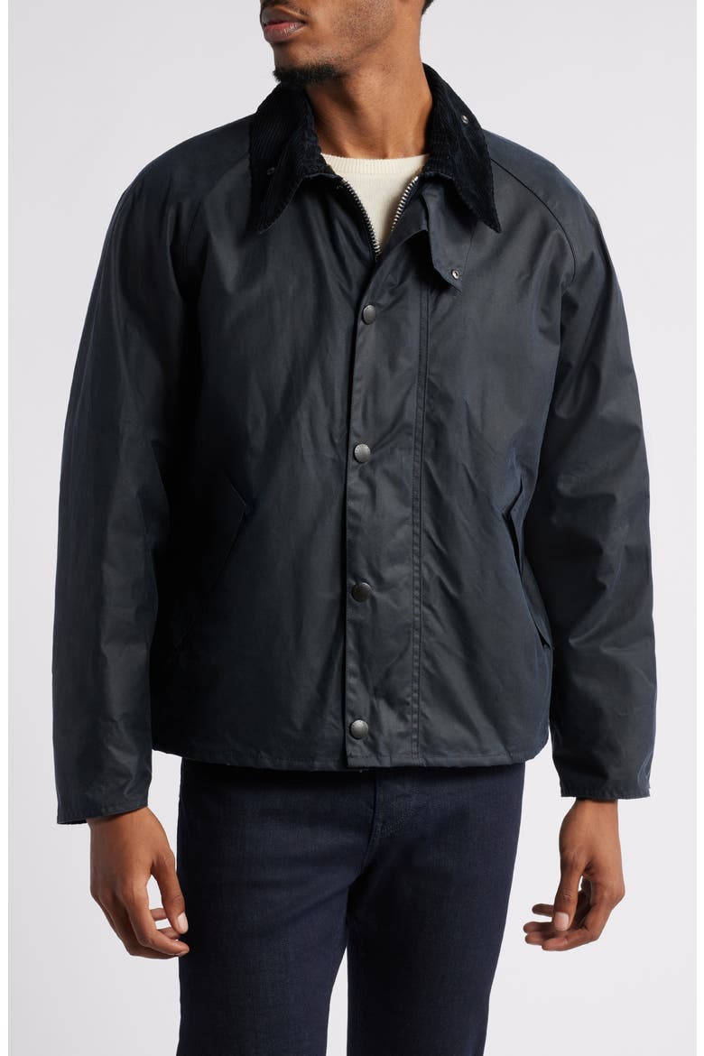 Transport Wax Jacket, Alternate, color, NAVY