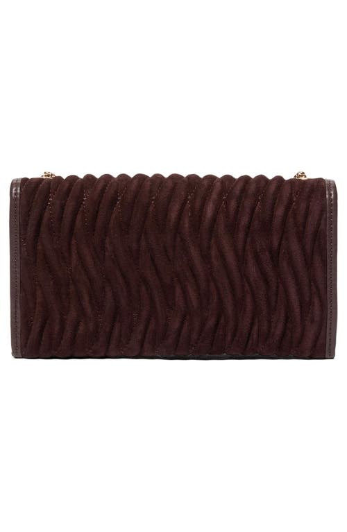 Dune London Strong Convertible Suede Crossbody Bag In Brown