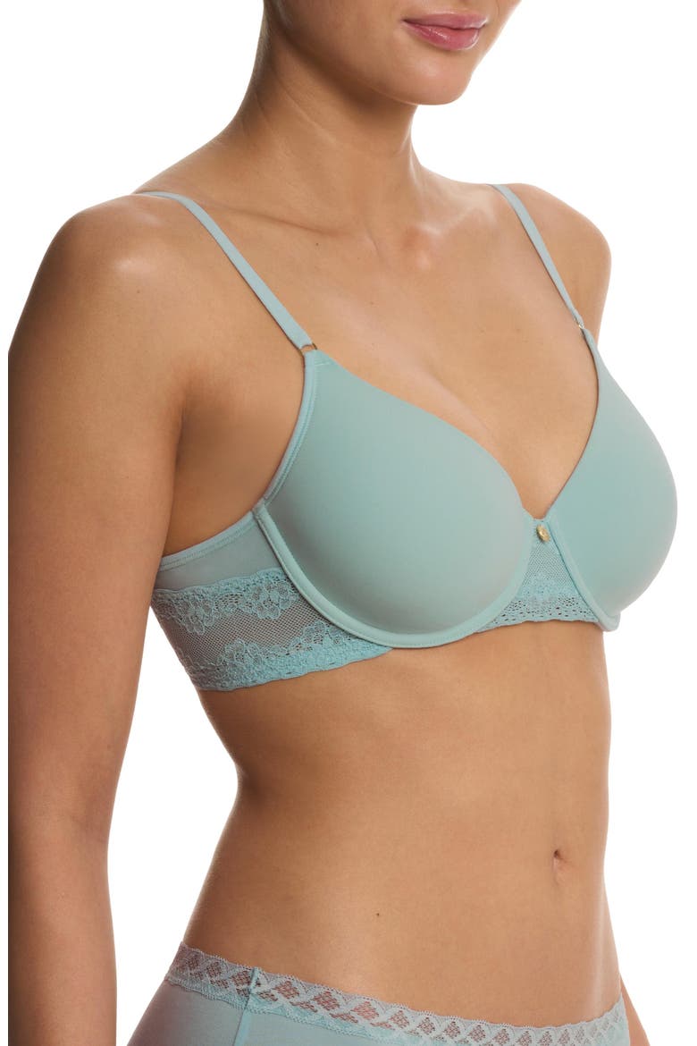 Bliss Perfection Comfort Underwire T-Shirt Bra, Alternate, color, Blue Meadow