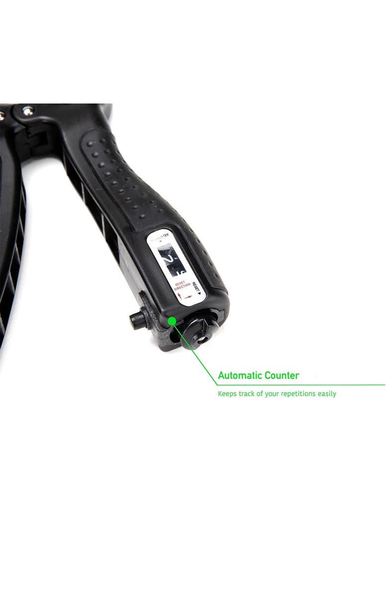 MIND READER Adjustable 22-132 lbs Hand Grip Strengthener with Counter, Alternate, color, 