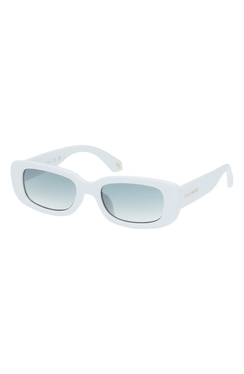abercrombie kids Kid's Gradient Rectangular Sunglasses, Alternate, color, White / Gradient Blue