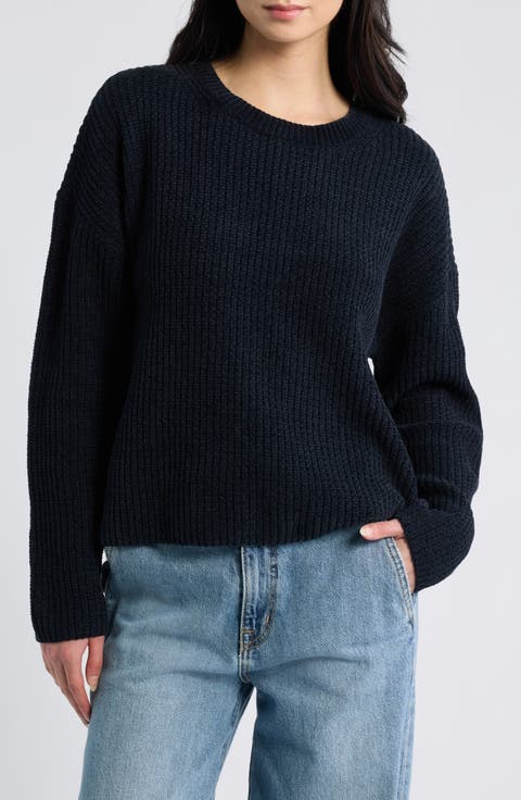 Crewneck Organic Cotton Sweater