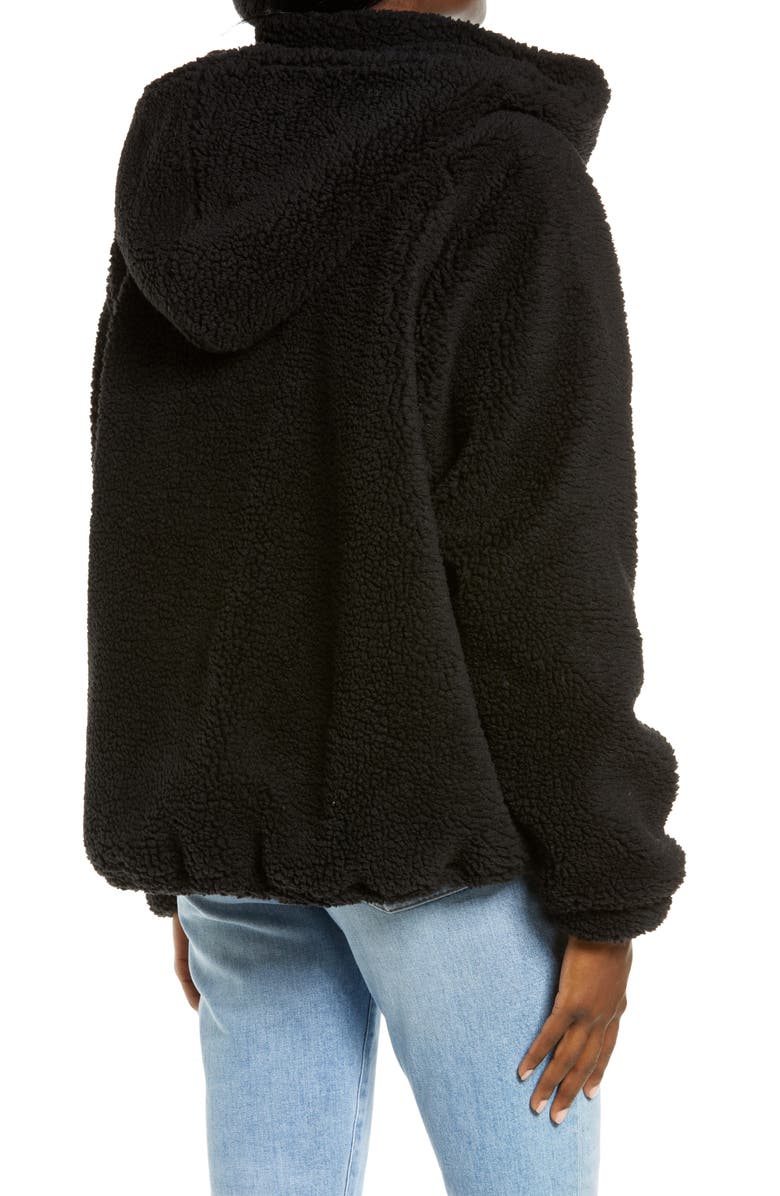 UGG<sup>®</sup> Olympia Faux Shearling Hooded Jacket, Alternate, color,