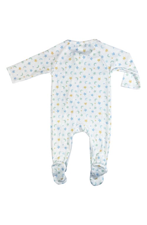 Toby Moon & Stars Footie, Cap & Teether Set In Ivory
