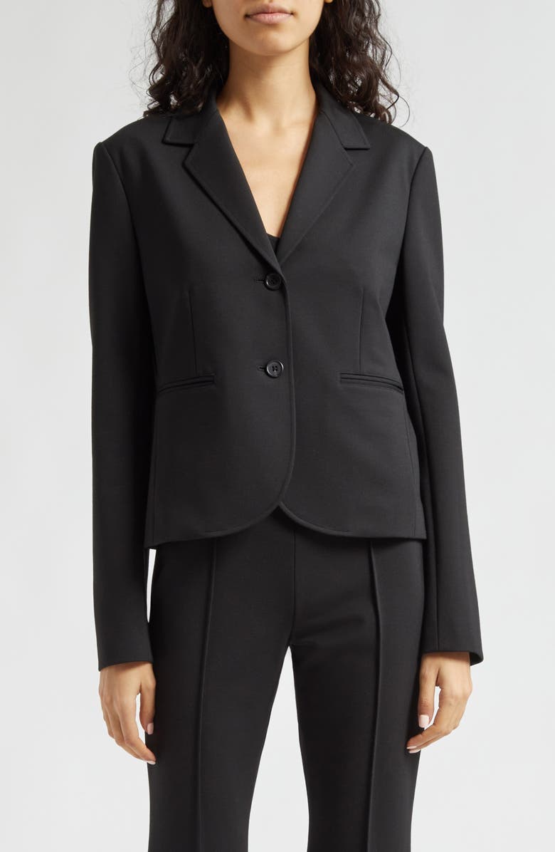 ATM Anthony Thomas Melillo Ponte Knit Blazer, Main, color, Black