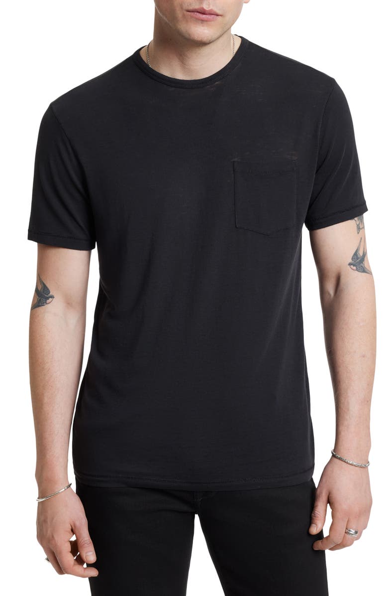 John Varvatos Bond Burnout T-Shirt, Main, color, 