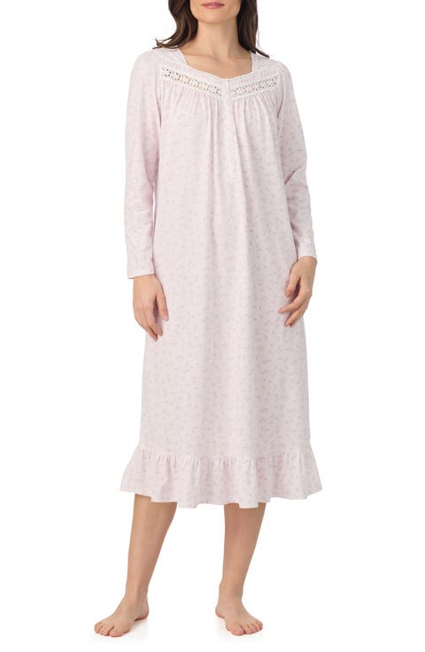 Long Sleeve Cotton Nightgown