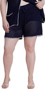 ELOQUII Crochet Knitted Short