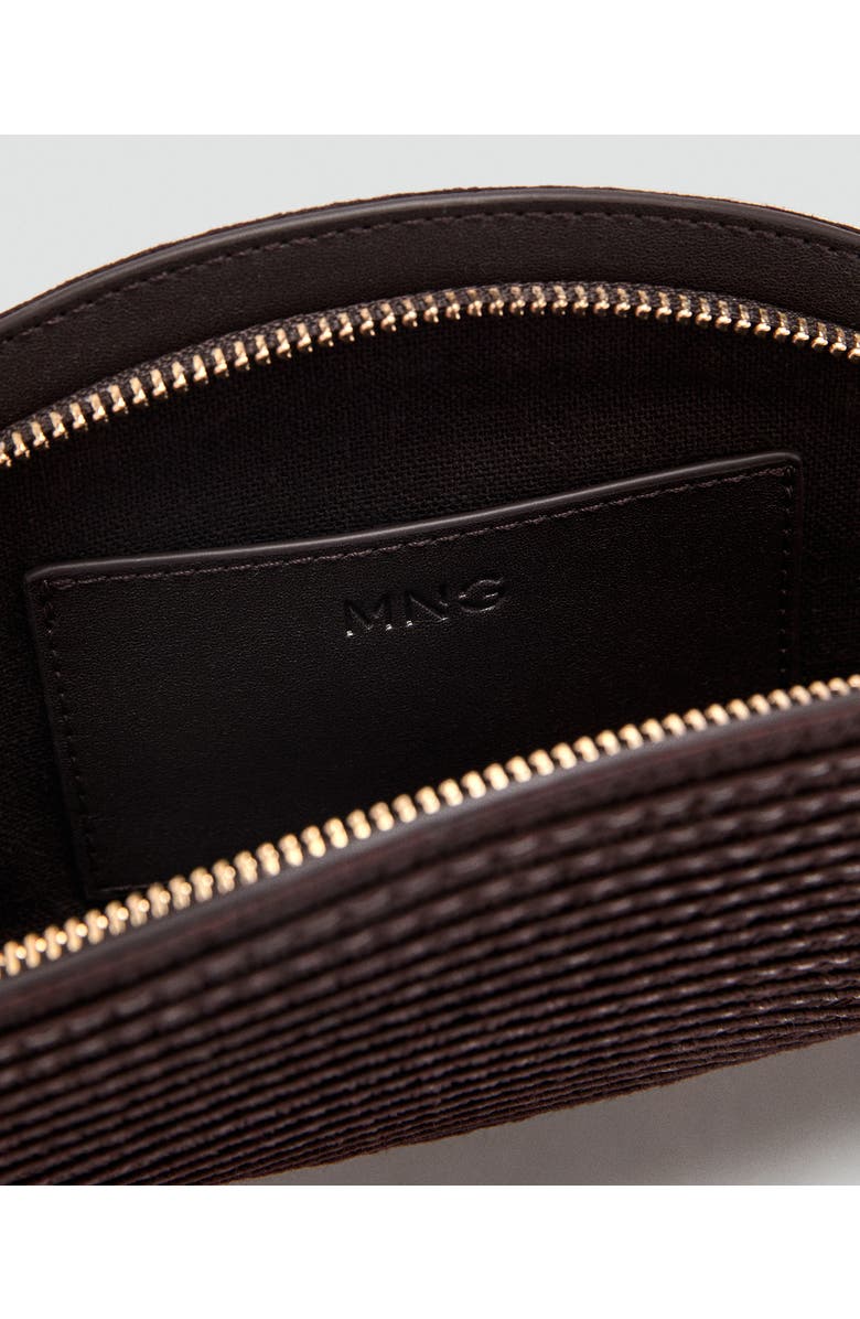 MANGO Straw Toiletry Bag, Alternate, color,