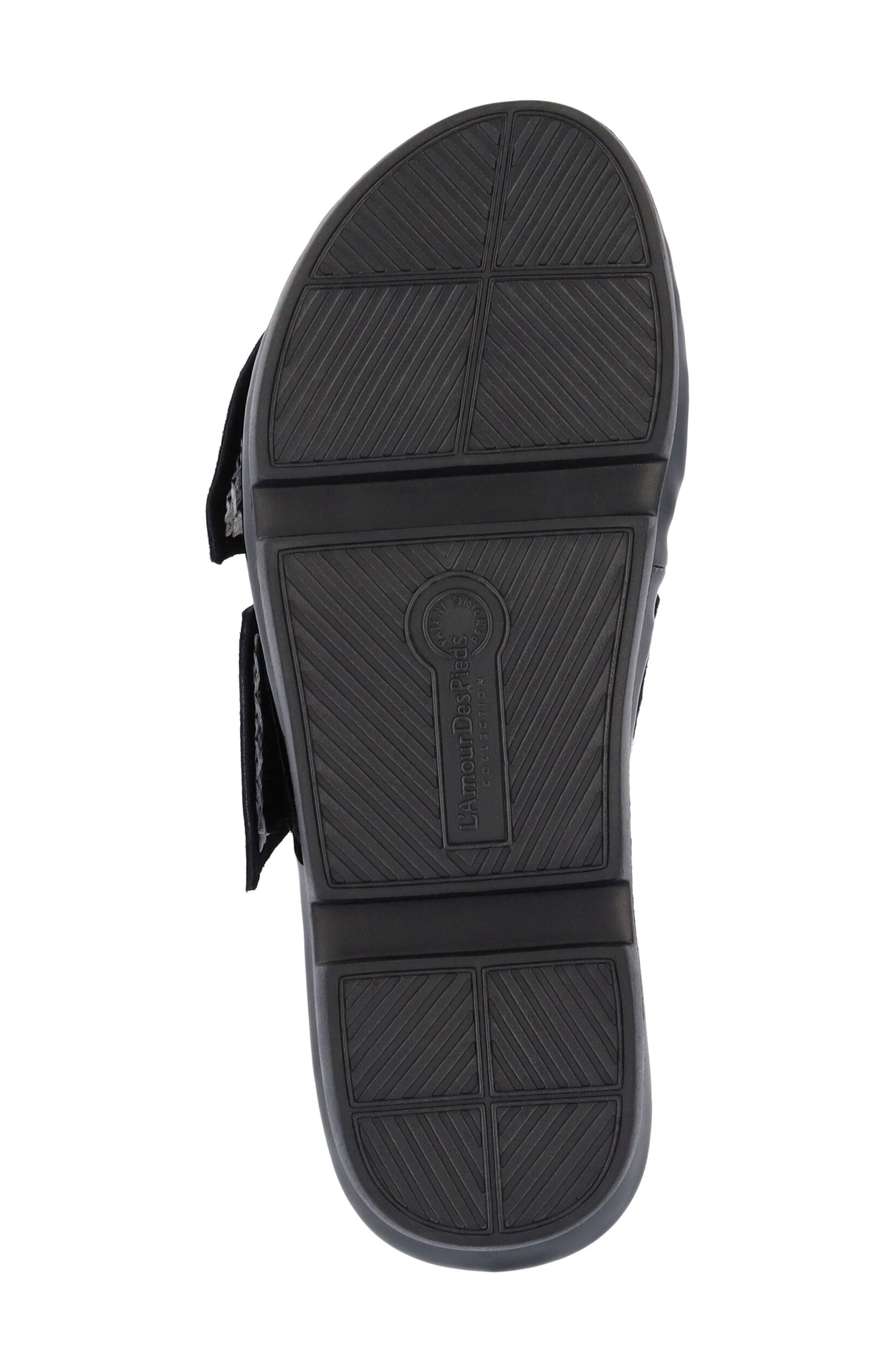 L'Amour des Pieds Voleta Two-Strap Sandal, Alternate, color, Black