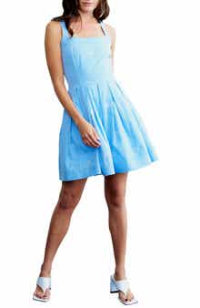 CIEBON Keira Embroidered Fit & Flare Dress