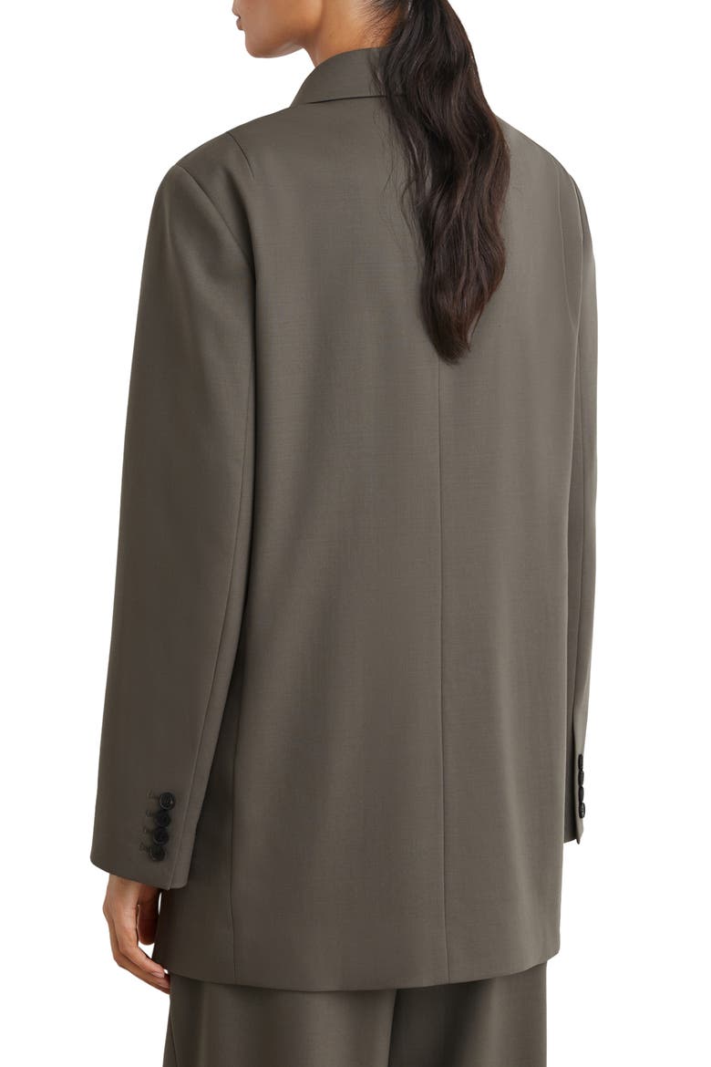 Leisel Wool Blend Double Breasted Oversized Blazer, Alternate, color, SAGE GREEN