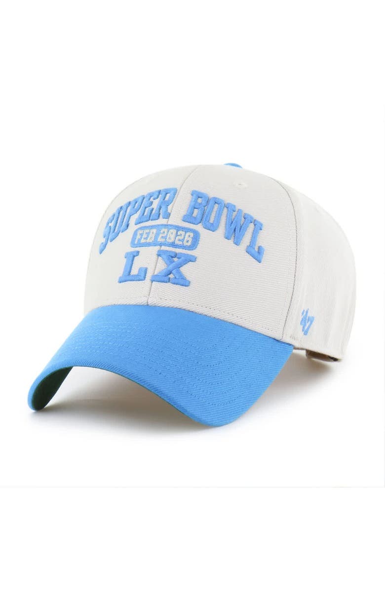 
47 Men
s 
47  Stone Super Bowl LX Broke Line MVP Adjustable Hat, Alternate, color, Stone
