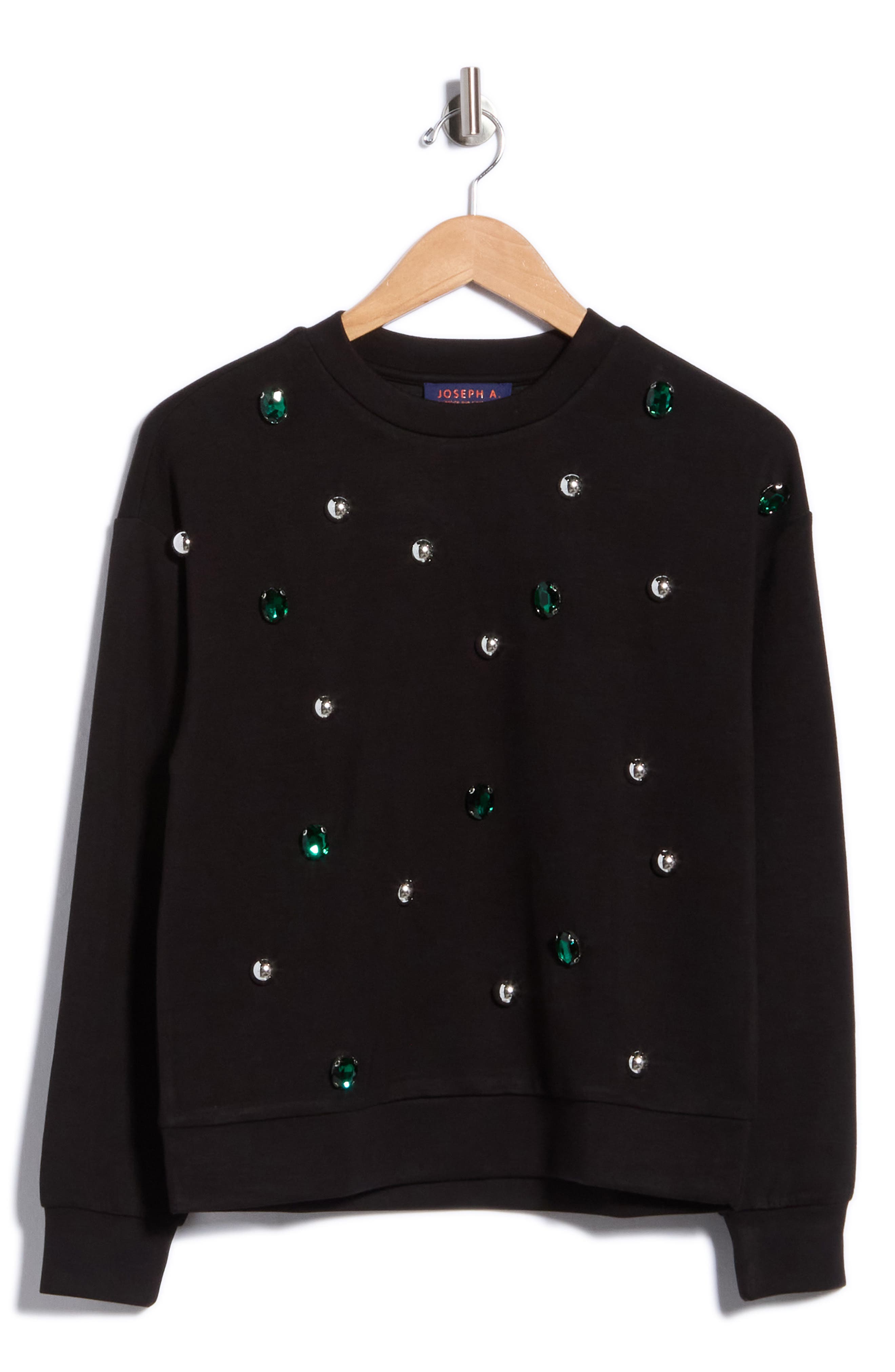 Jewel Embellished Sweatshirt