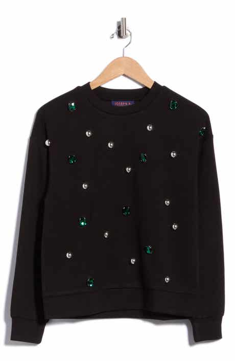 Jewel Embellished Sweatshirt